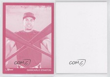 2013 Panini Father's Day Studio Progressions Magenta /5 Giancarlo Stanton #5