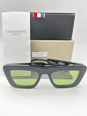 Thom Browne Sunglasses TBS415-52-01 BLK Black Green 52mm - Image 1 of 4