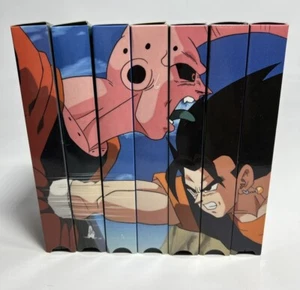 Dragon Ball Z Fusion Saga Uncut VHS Set KOMPLETT 7 DBZ FUNIMATION GOKU VEGITO - Bild 1 von 7
