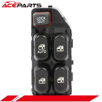 Interruptor de ventana eléctrica principal delantero izquierdo Chevrolet Lumina 1995-2001 Foto 1 de 4