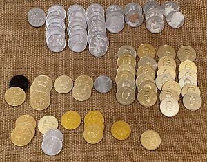 84 New Orleans Saints Doubloons From Programs, Schedules, Pro Player Etc