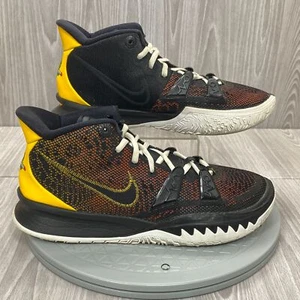 Nike Mens Kyrie 7 Roswell Rayguns Black Gold Basketball Shoes Sz 8 CQ9326-003 - Picture 1 of 16