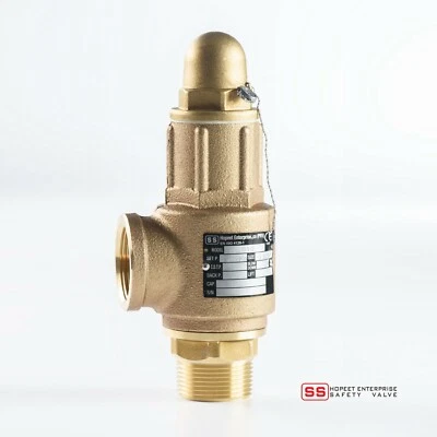 Hopeet S10 Bronze safety valve  3/4" NPT / PT (DN20) 1-10KG) - Image 1 of 4