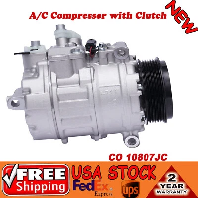 Compresor de aire acondicionado para motor Mercedes-Benz GL/ML/R 320 350 GL450 ML450 2000-2012 Foto 1 de 4