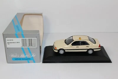 mx632, TOP RAR Minichamps Mercedes Benz C 200 D Taxi 1:43 OVP Neuwertig / mint - Bild 1 von 4