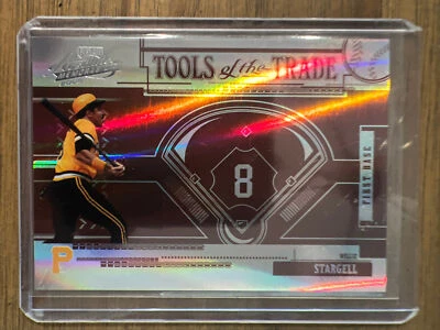 2005 Willie Stargell Donruss Playoff Tools Of The Trade Reverse Red /50 HOF A495 - Image 1 of 2