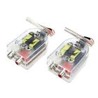 Autut 2 Pcs High to Low Speaker Impedance Converter Audio Signal Adapter for