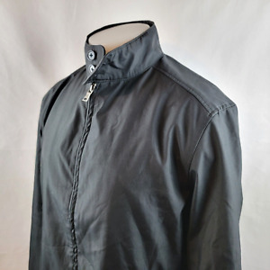 Banana Republic Jacket Mens Large Black Full Zip Light Softshell Windbreaker