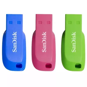 SanDisk 32GB Cruzer Blade USB 2.0 Flash Drive - Pack of 3 - Picture 1 of 1