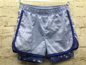 Old Navy Active Girls Small Compression Athletic Purple Shorts Dance Gym Cheer - Picture 1 of 5