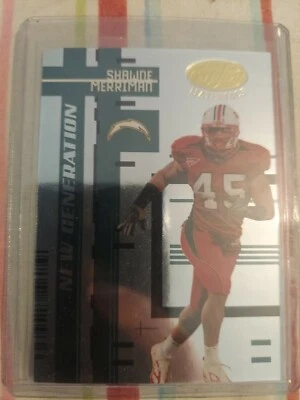 2005 Leaf Certified Materials Shawne Merriman /1000 #154 - Image 1 of 2