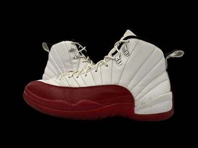 100# Auténticas Nike Air Jordan 12 Retro Cherry 2009 130690-110 OG RARAS 12 para Hombres Foto 1 de 4
