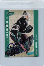 2005/06 Parkhurst #10 Ilja Bryzgalov Mighty Ducks Signed Auto *G2247