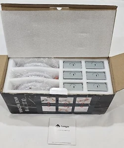 Temgin 6 Pack 5inch 5CCT Led Recessed Light with Junction Box, 2700K-5000K 10W - Picture 1 of 6