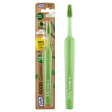 TePe GOOD™ Compact Soft Bristle Toothbrush – Bioplastic Adult Toothbrushes, 1pk