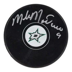 Mike Modano Autographed Hockey Dallas Signed Puck PIA - Picture 1 of 2