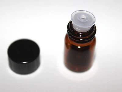  Frascos de botella vacíos ámbar dram 5/8 con reductores de orificio nuevo conjunto de 3 Foto 1 de 3