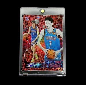 Chet Holmgren RC Red Asia #/48 2022-23 NBA Chronicles Essentials SP Rookie #202 - Picture 1 of 3