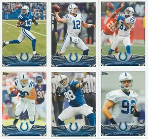 Indianapolis Colts 2013 Topps Team Set with Andrew Luck and Reggie Wayne Plus - Picture 1 of 3