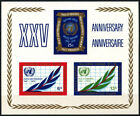 United Nations 1970 Sg#Ms212 25Th Anniv Of Uno Mnh M/S Sheet #D40880