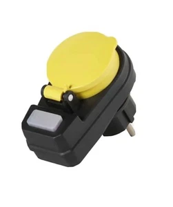 VIVANCO Outdoor Schuko Adapter mit Schaltern - Bild 1 von 2