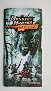 Monster Hunter - Freedom Unite ''Solo manual'' (Sony PSP, 2008) - Por Capcom - Imagen 1 de 1
