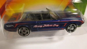2015 Hot Wheels Happy Father`s Day 1963 FORD MUSTANG II CONCEPT blue - Picture 1 of 2
