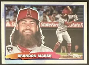 2002 Topps Archives 1988 Big Foil Insert BRANDON MARSH RC Angels - Picture 1 of 2