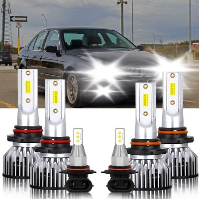 Kit combinado de faros antiniebla altos bajos 6000 k LED para BMW 540i 1994-1994 Foto 1 de 4