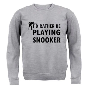 I'd Rather Be Playing Snooker - Kids Hoodie / Sweater - 147 Crucible Ronnie - Picture 1 of 11