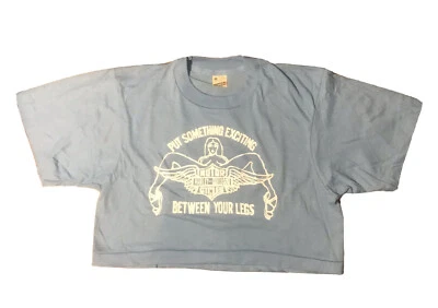 Camiseta recortada vintage de estrellas con pantalla muerta Harley Davidson puntada única Foto 1 de 4