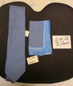 MAUS & HOFFMAN NECKTIE $ HANKERCHIEF . 100% SILK. NEW WITH TAGS - Picture 1 of 3