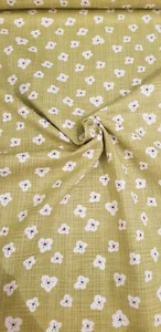 50 x 110 cm Moda "Bluebird Park" Kate & Birdie Paper Co. grün weiß Blüten Blumen - Bild 1 von 3