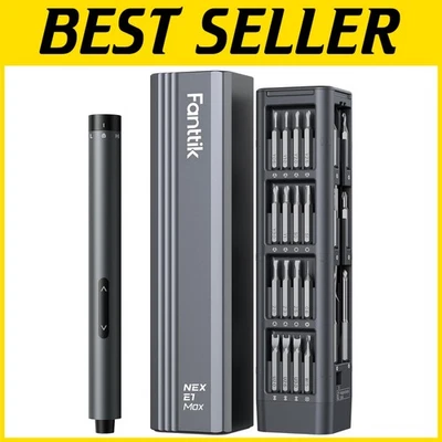 Mini Electric Screwdriver Set, 50 Bits, Magnetic Storage - Image 1 of 4