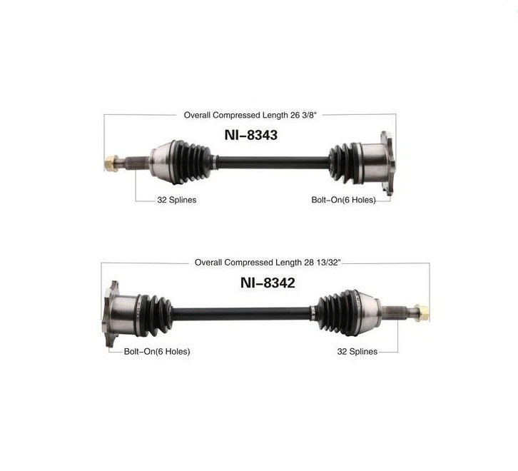 后左右 CV 轴轴组件适用于 2003 - 2008 INFINITI FX45 — 第 1/4 张图片