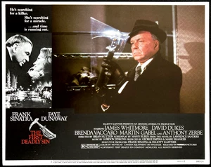 FIRST DEADLY SIN Orig Movie Lobby Card Poster Frank Sinatra Neo Noir Crime - Bild 1 von 2