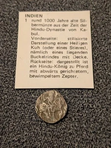 Indien Jital 850-1000 Kabul Münze, Hindu, Shahis, Samanta Deva, Kabul, SS,... - Bild 1 von 5