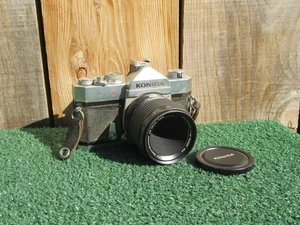 Vintage Konica Autoflex T 35mm Camera & Macro-Hexanon AR 55mm Lens 7902257 - Picture 1 of 10