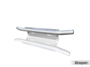 Number Plate Light Bar For Hyundai iX35 Aluminium Silver Front Accessory Holder - Picture 1 of 5