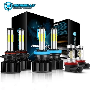 For Nissan Rogue 2008-2013 6-Side LED Headlight High Low Beam+Fog Light 6000K 6x - Picture 1 of 12