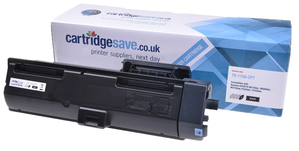 Compatible Kyocera TK‑1150 Black Toner Cartridge - Image 1 of 1