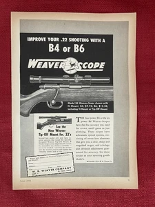 Vintage 1954 Weaver Scopes Model B4 & B6 N Mount & Tip Off Mount - Picture 1 of 3