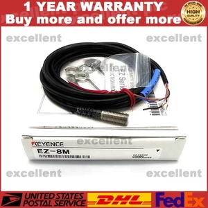 One Keyence EZ-8M Proximity Switch Sensor EZ8M New In Box Fast Shipping - Picture 1 of 5