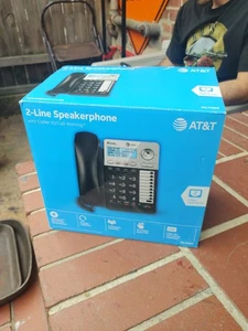 AT&T ML17929 2-Line Corded Telephone Black ML 17929 + AC Adapter - Picture 1 of 3