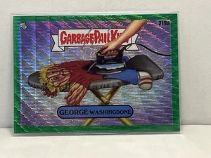 2023 Garbage Pail Kids Chrome 6 Green Wave George Washingdone 219a /299 - Picture 1 of 2