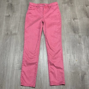 Chico's Jeans Womens 4R Small Pink So Slimming Girlfriend Slim Leg Ankle Stretch - Picture 1 of 10