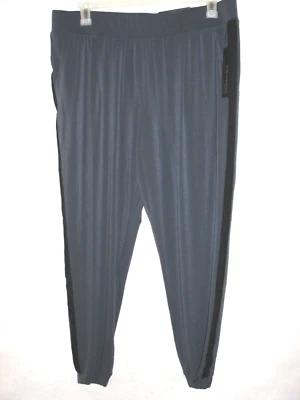 Women's Apt. 9 Slim Straight Fit Dark Gray Pull-On Pants - Size XL (16-18) - New - Image 1 of 2