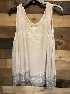 Coldwater Creek Silk Blouse Size PL (14-16) Sleeveless Sheer Lined - Picture 1 of 3
