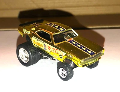 Muscle Machines Custom Zingers Hot Wheels Don Prudhomme Chrome Yellow Snake I - Image 1 of 4