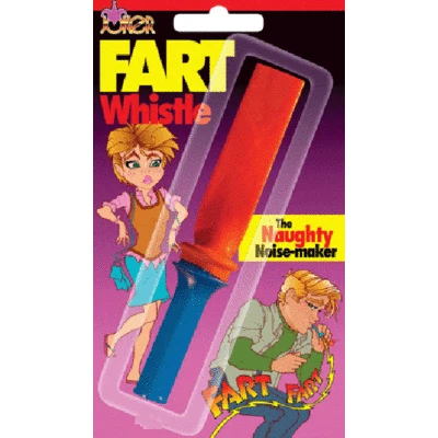 JOKER FART HORN WHISTLE Magic Trick Joke Gag Prank Sounds Gift GAS Funny Nose Blow Toy